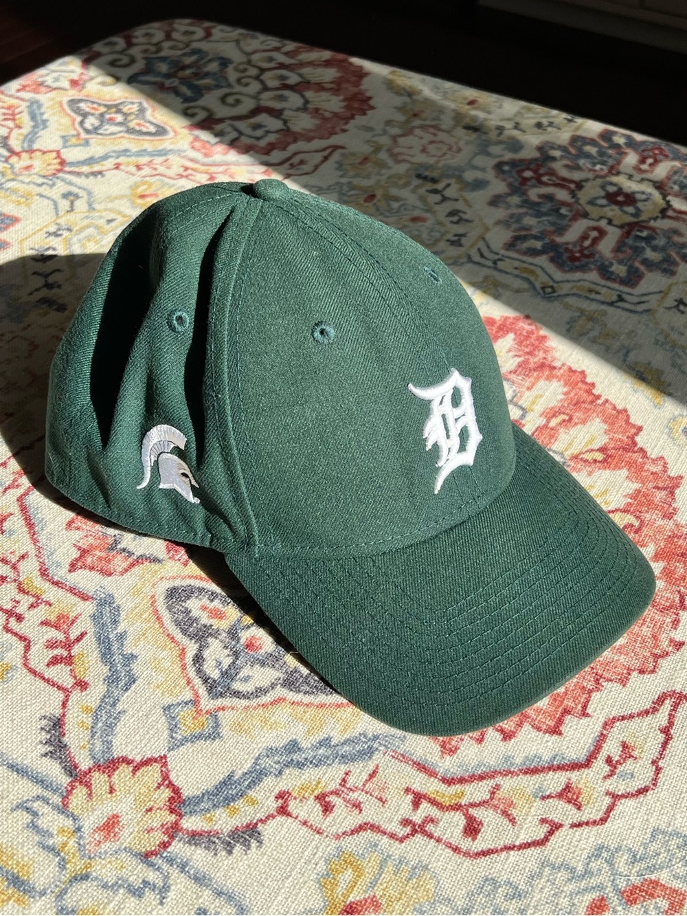 New Era 9FORTY Detroit Tigers x Michigan State Spartans Green Adjustable Cap